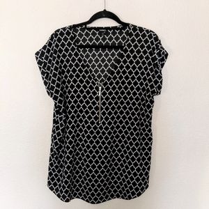 Express Zip Front Dress Shirt